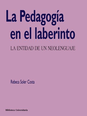 cover image of La Pedagogía en el laberinto